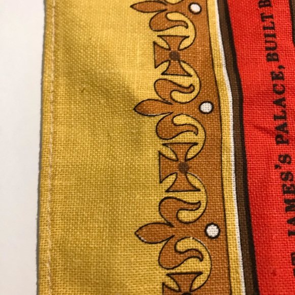 💕VINTAGE LINEN LONDON TEA TOWEL - Picture 4 of 6